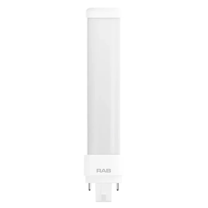 RAB Lighting PLC-9.5-H-8FA-DIR 4-Pin PLC Ballast Compatible LED CFL Replacement, Horizontal, 9.5W, 960/1020/1050 Lumens, 3000K/3500K/4000K