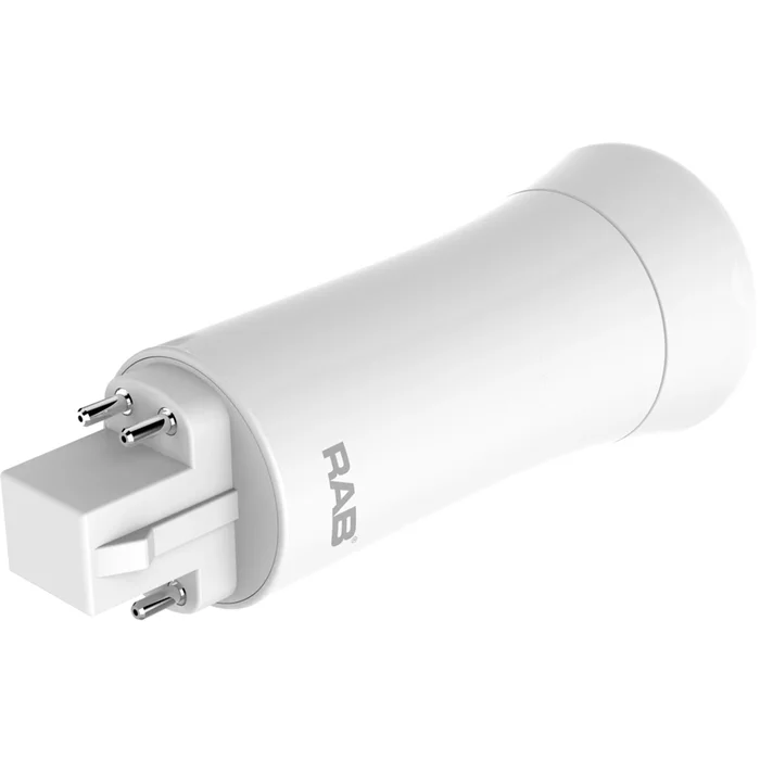 RAB Lighting PLC-9-V-830-DIR 4-Pin PLC Ballast Compatible LED CFL Replacement, Vertical, 9W, 1050 Lumens, 3000K