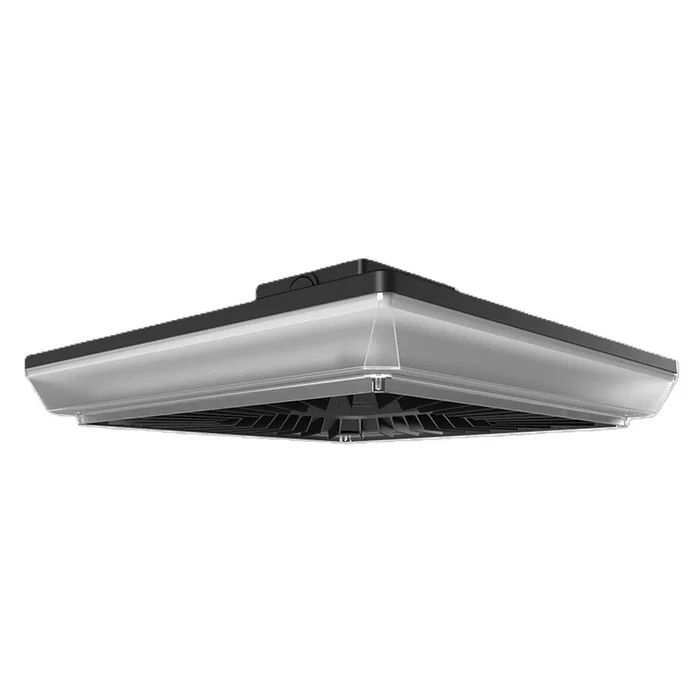 RAB Lighting PRT110S Porto Square LED Garage Light, 120-277V, 0-10V Dimming, 80W/95W/110W, Field Adjustable CCT (3500K/4000K/5000K), Bronze