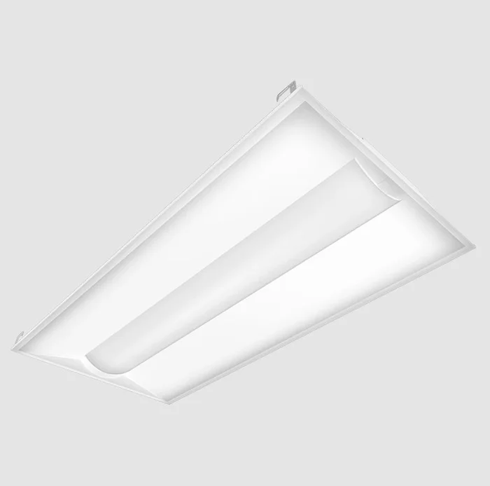 RAB Lighting SWISH34-2X4-39N/E2 2′ x 4′ LED Center Basket Troffer with Battery Backup, 120-277V, 39W, 4000K