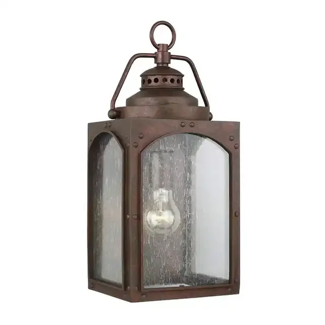 Randhurst Copper Oxide 41cm IP44 Wall Light