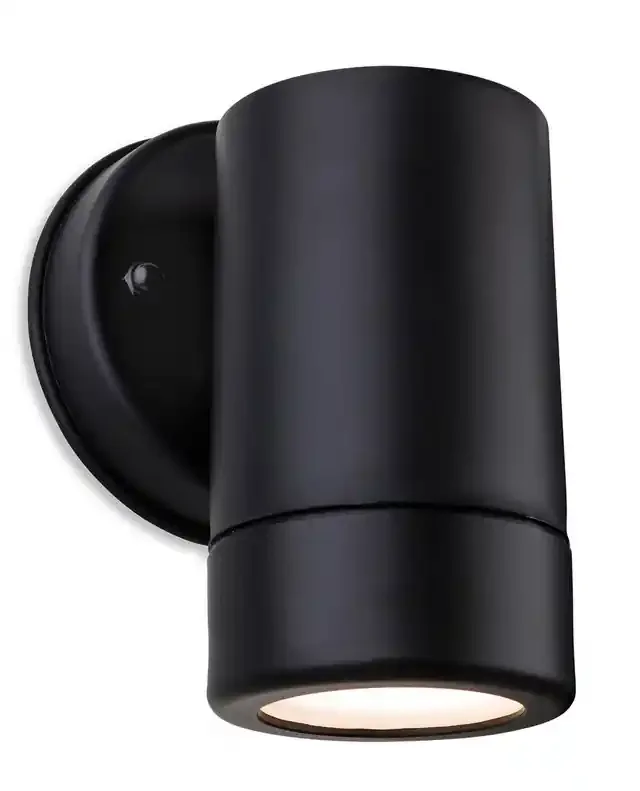 Ravel Black Resin Downward IP44 LED Wall Light