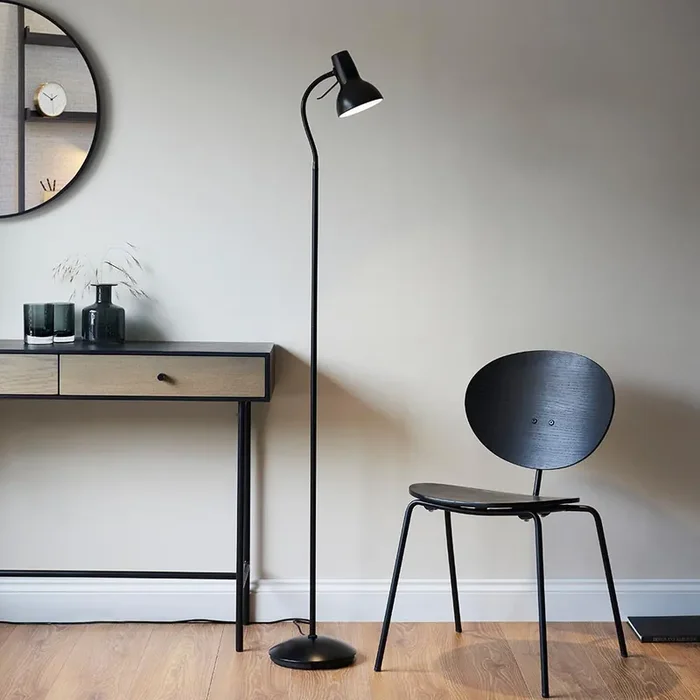 Reading Floor Lamp – Matt Black (0711AMA106997)