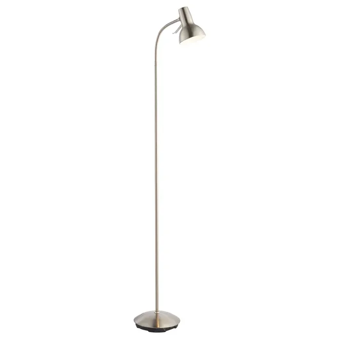 Reading Floor Lamp – Satin Silver (0711AMA76606)
