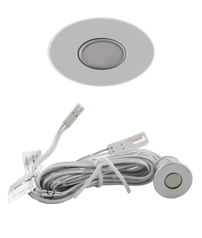 Recessed Touch Dimmer in Satin Silver