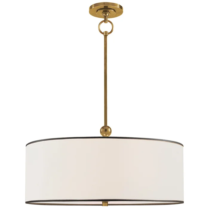 Reed Two Light Pendant in Hand-Rubbed Antique Brass (268|TOB 5011HAB-L/BT)