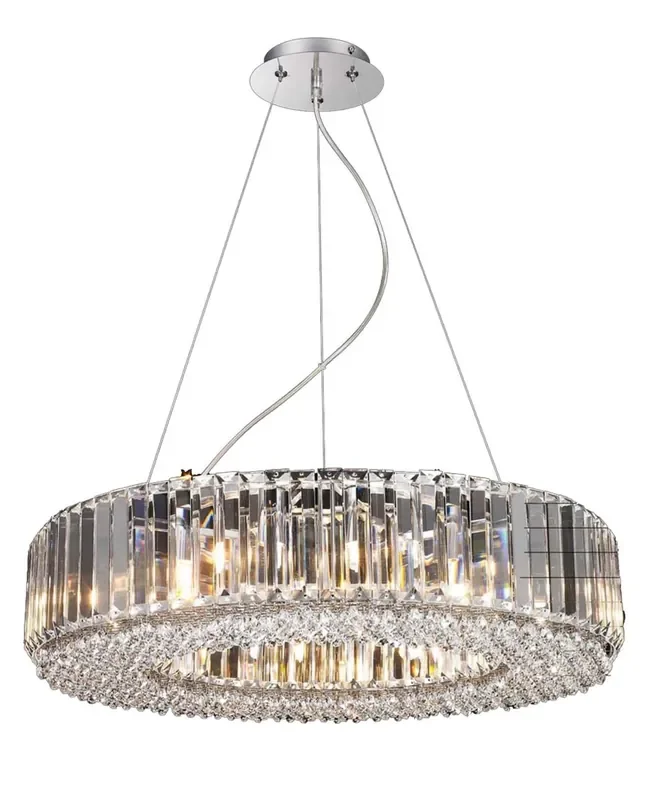 Regal Lighting Appleton 12 Light Round Crystal Pendant • SLB1018
