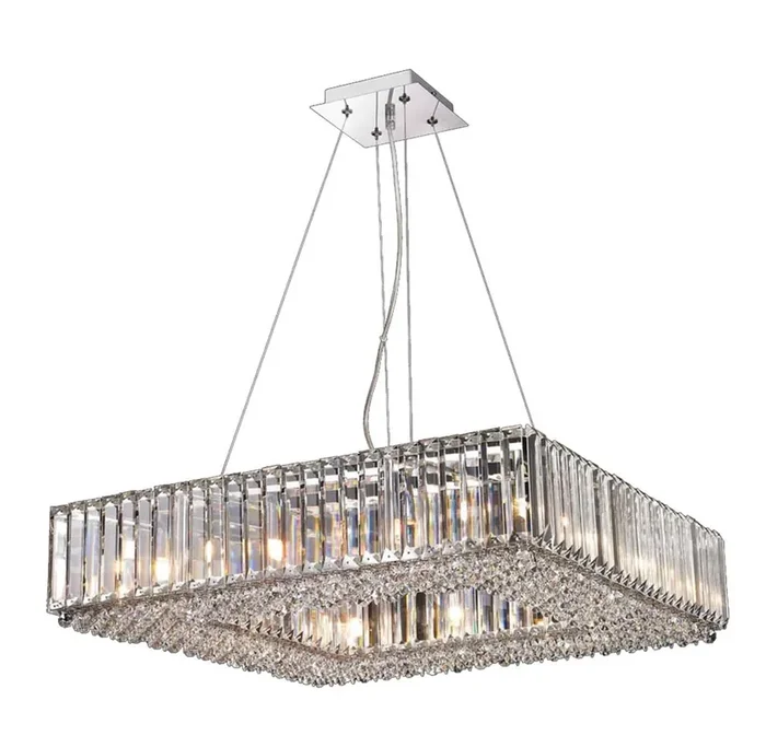 Regal Lighting Appleton 12 Light Square Crystal Pendant • SLB1022