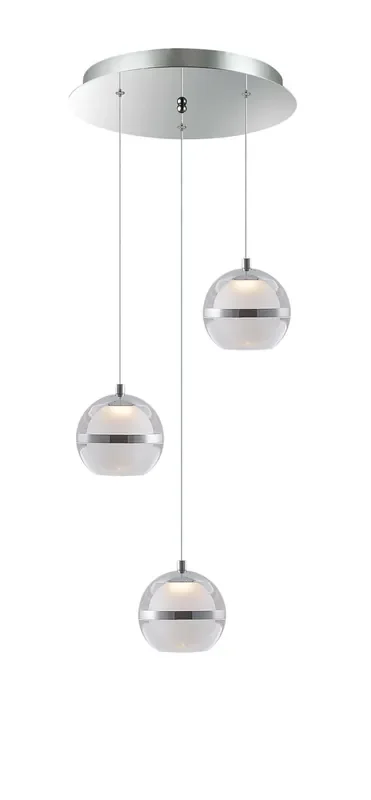 Regal Lighting Greenbay 3 Light LED Round Pendant • SLB1057