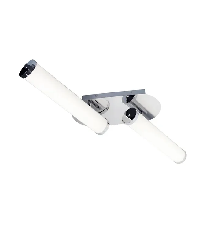 Regal lighting SL-2259 2 Light Flush LED Ceiling Light Polished Chrome IP44