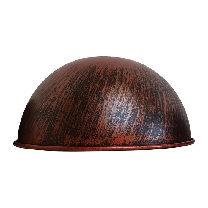 Retro Dome Metal Ceiling Pendant Lampshade, 210mm, Easy Fit