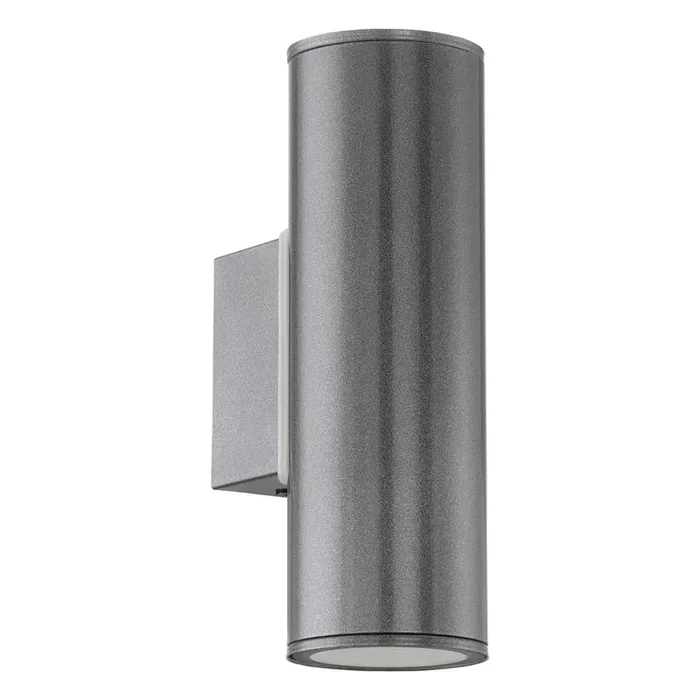 Riga LED Outdoor Anthracite 2 Lamp Up & Down Modern Wall Light