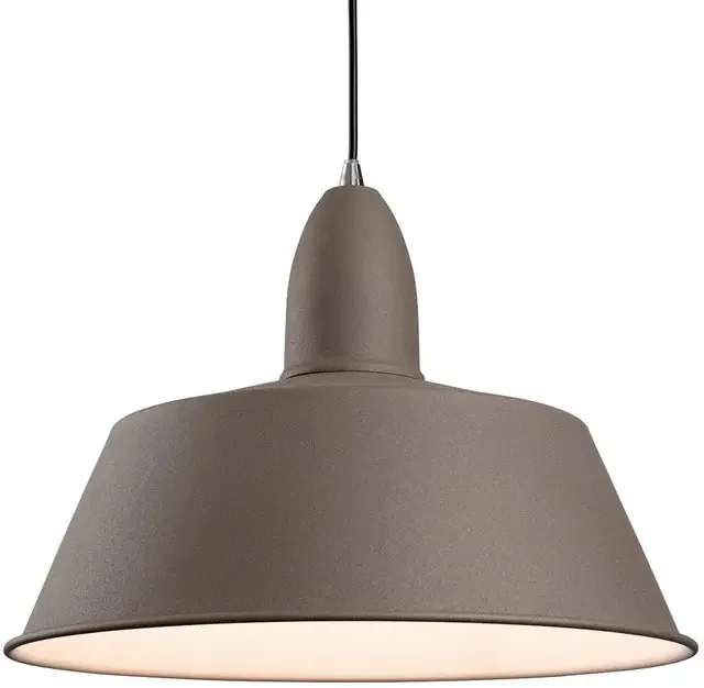 Riva Concrete Coloured Shallow Pendant Light