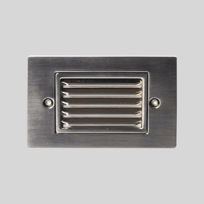 ROC Lighting by Core Lighting ST300-40K-HDL-WH-UNV Indoor/Outdoor LED Step Light with Horizontal Designer Louver, 120/277V, 2W, 4000K, White