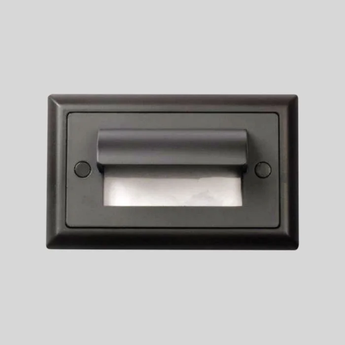 ROC Lighting by Core Lighting ST300-40K-HV-BZ-12V Indoor/Outdoor LED Step Light with Horizontal Visor, 12V, 2W, 4000K, Bronze