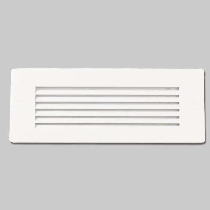 ROC Lighting by Core Lighting ST800-30K-HL-WH-UNV Indoor/Outdoor LED Step Light with Horizontal Louver, 120/277V, 4W, 3000K, White