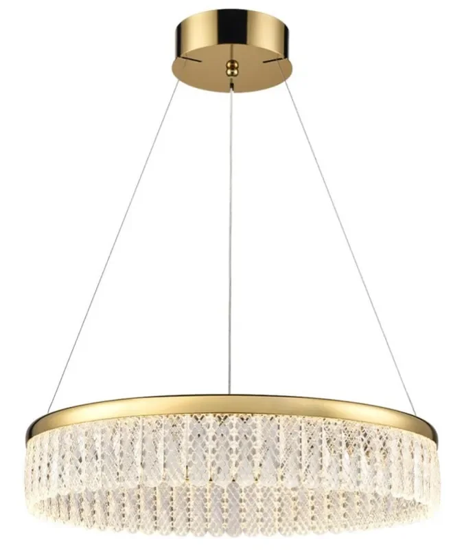 Rocia Gold LED Halo Pendant 60cm & 80cm
