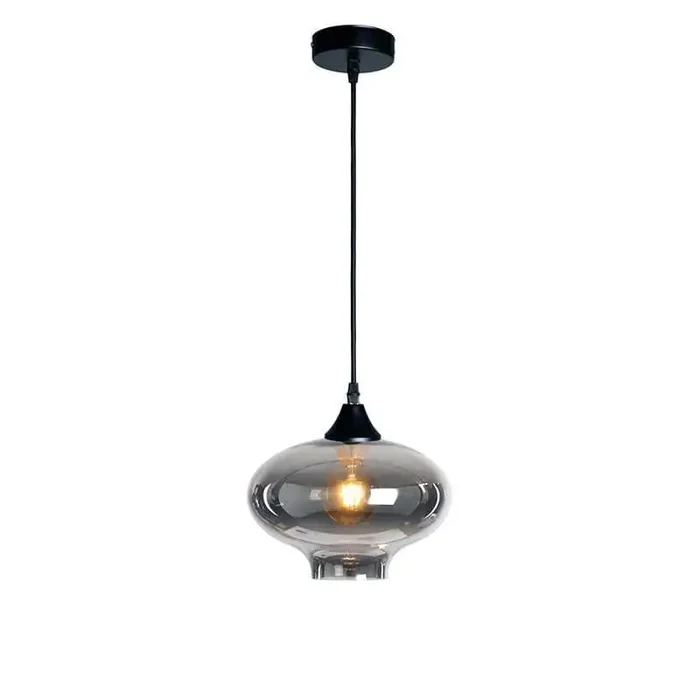 Roma Black Ceiling Pendant Mushroom