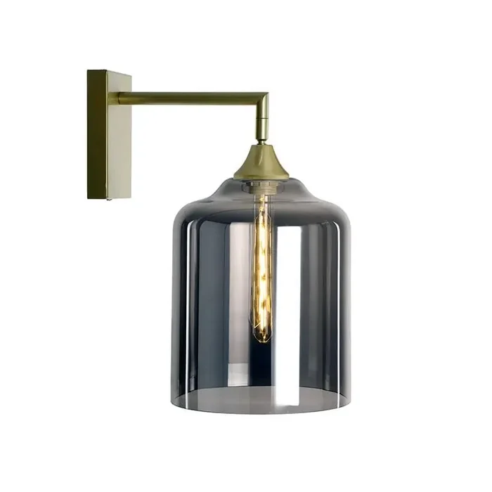 Roma Gold Wall Light Wide