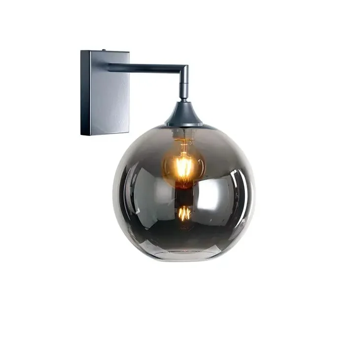 Roma Silver Wall Light Round