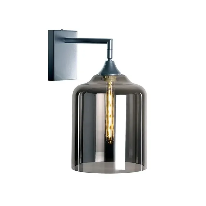 Roma Silver Wall Light Wide