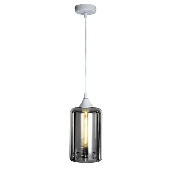 Roma White Ceiling Pendant Tall