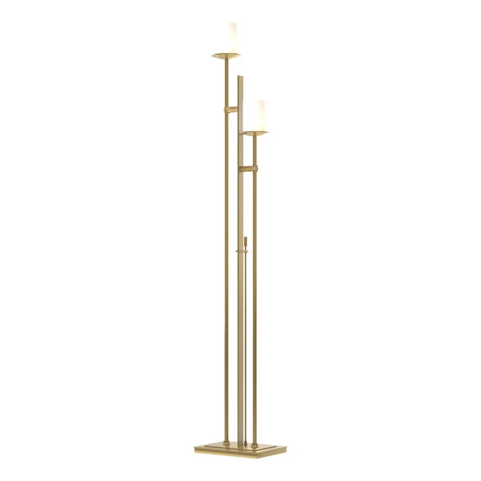 Rook Two Light Floor Lamp in Modern Brass (39|234903-SKT-86-GG0188)