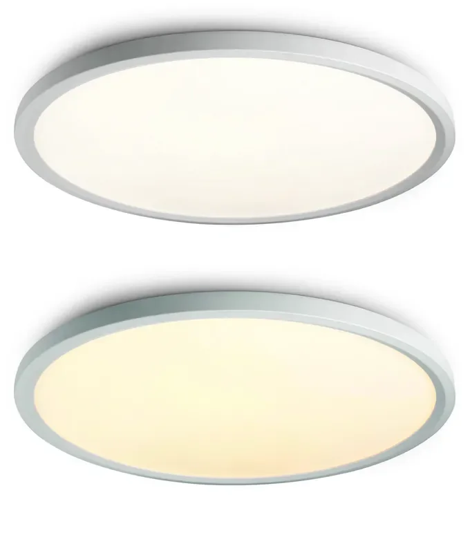 Round Flush Mounted 60w LED Ceiling Light – 2 Options
