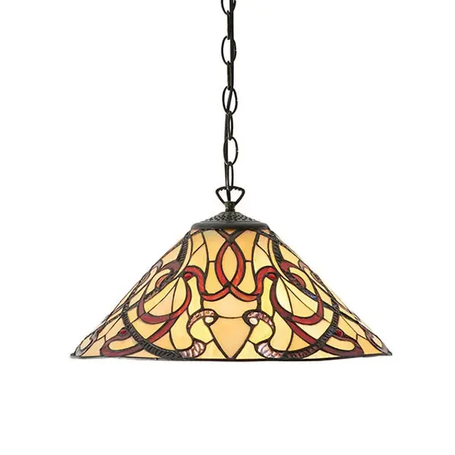 Ruban Dark Bronze Tiffany Pendant Light