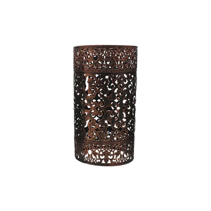 Rustic Red Vintage Cylinder Light Shade