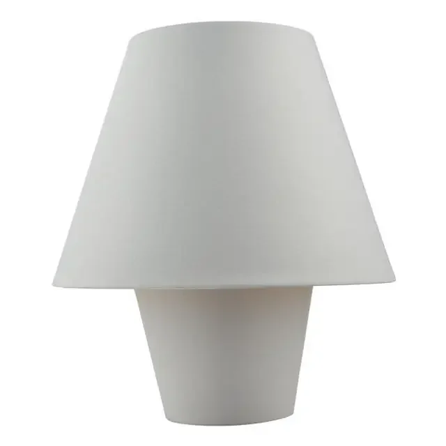 Rylee Grey Faux Silk Base and Shade Table Lamp