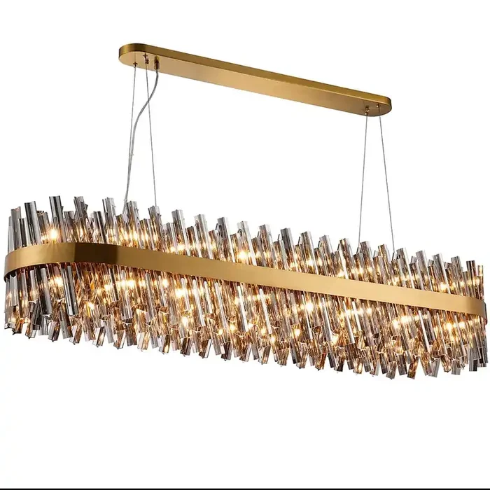 Salvador Bar Pendant Smoked Glass