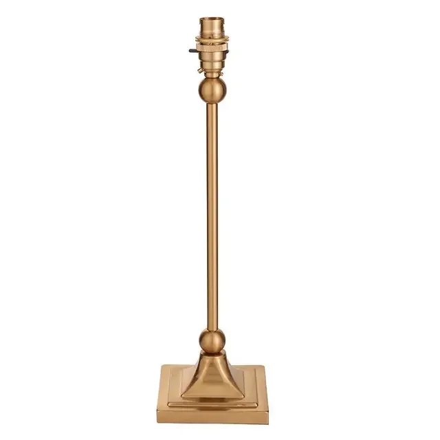 Santiago Brushed Aged Brass Base Only Table Lamp