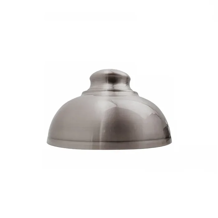 Satin Nickel Dome Vintage Light Shade – Medium