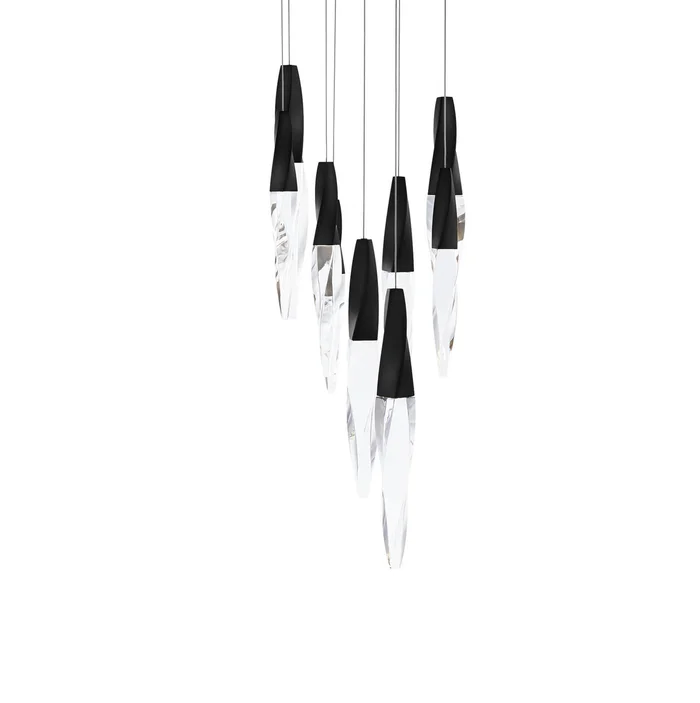Schonbek Beyond BPD13209-BK Kindjal LED Pendant, Black