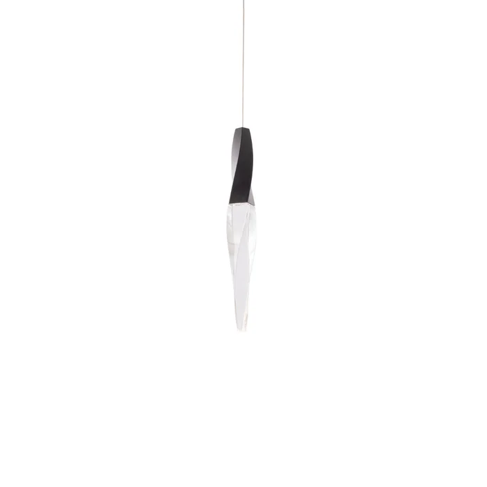 Schonbek Beyond BPD13214-BK Kindjal LED Mini Pendant, Black