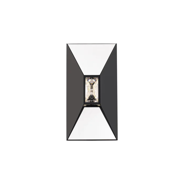 Schonbek Beyond BWSW54312-BK Vida LED Outdoor Wall Sconce, Black
