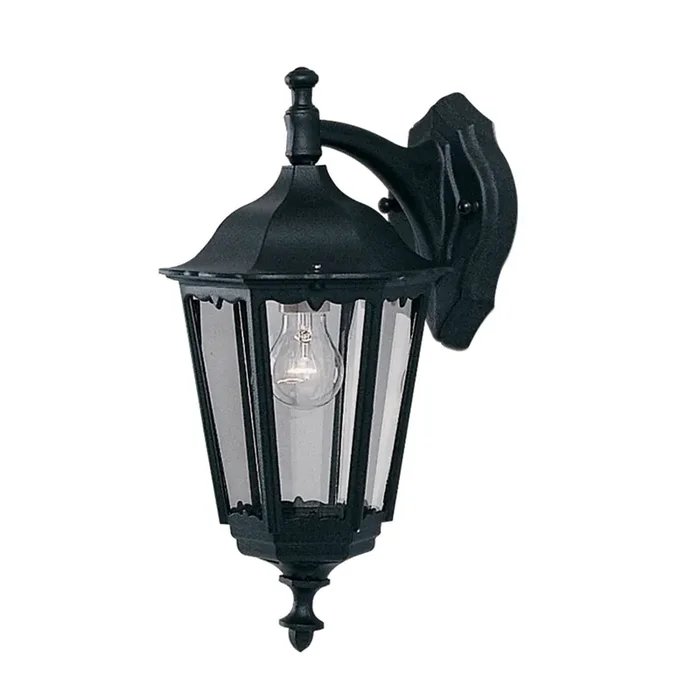 Searchlight Bel Aire Outdoor Wall Light – 1Lt Black D/Lt • 82531BK
