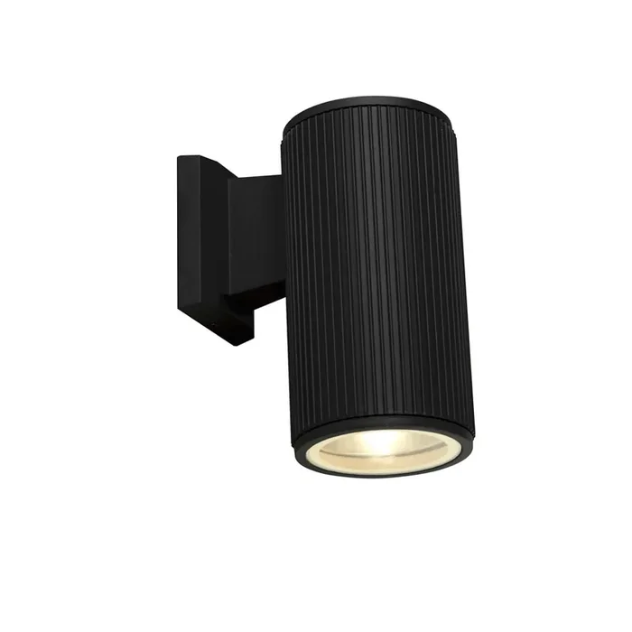 Searchlight Outdoor 1Lt Wall/Porch Light – Black With Clear Glass Diffuser • 6871BK
