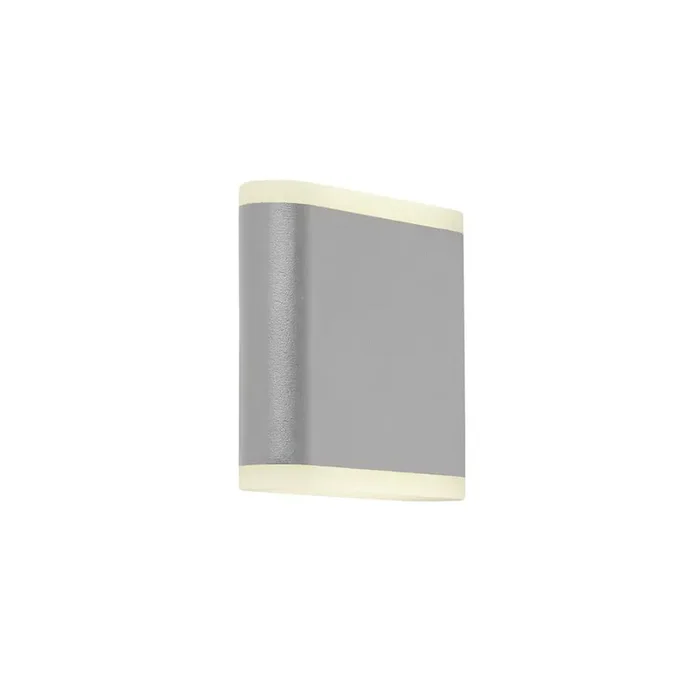 Searchlight Outdoor Led Up/Down Wall Light – Grey With Frosted Diffuser • 3486GY
