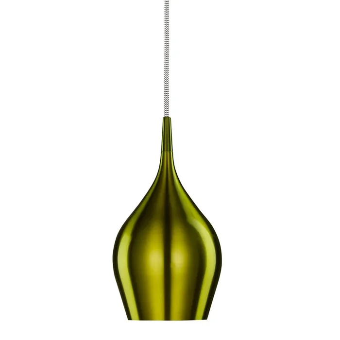 Searchlight Vibrant 1Lt Green Pendant – Dia 12Cm • 6461-12GR