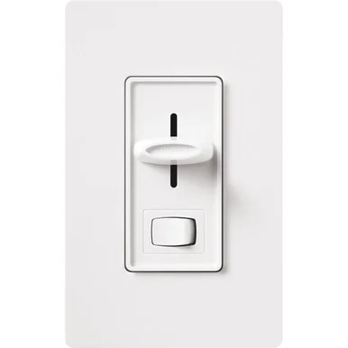 SF-103P-WH Skylark Dimmer With On/off Switch, Fluorescent Or LED Dimming
