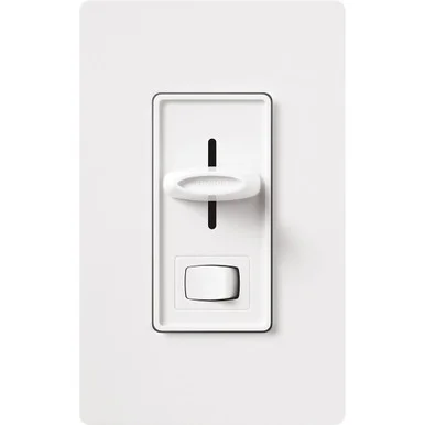 SF-12P-277-WH Skylark Dimmer With On/off Switch, Fluorescent Or LED Dimming