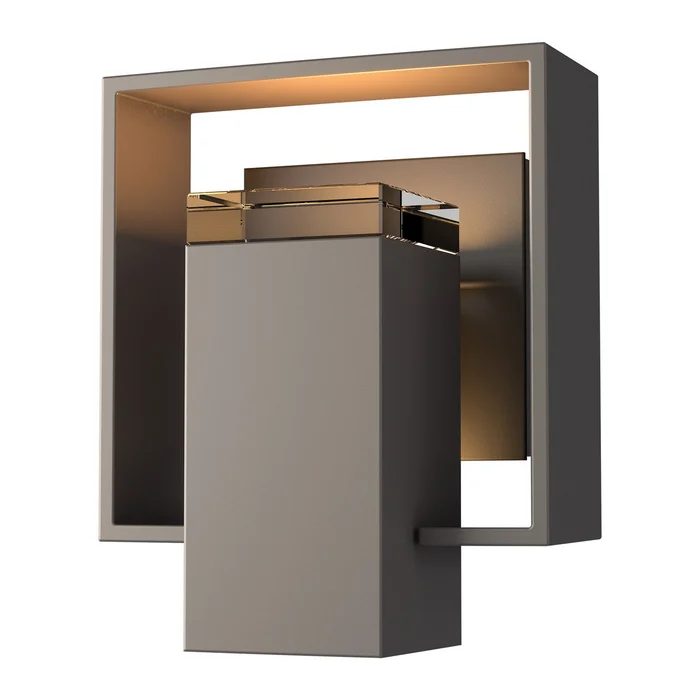 Shadow Box One Light Outdoor Wall Sconce in Coastal Dark Smoke (39|302601-SKT-77-14-ZM0546)