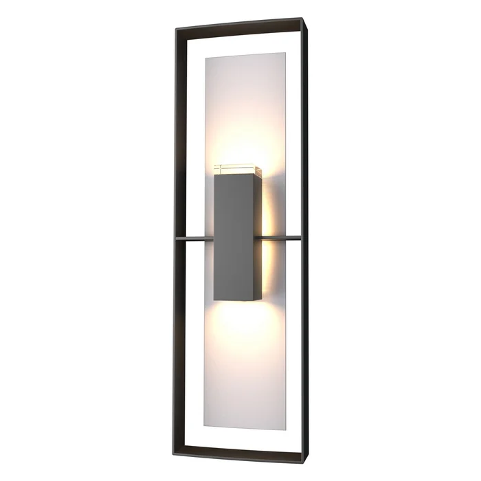 Shadow Box Two Light Outdoor Wall Sconce in Coastal Black (39|302607-SKT-80-78-ZM0546)