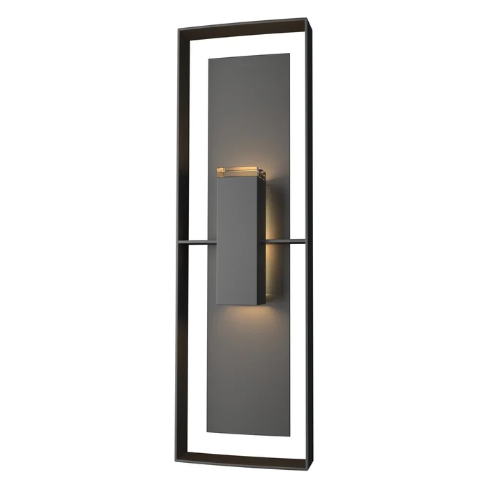 Shadow Box Two Light Outdoor Wall Sconce in Coastal Black (39|302607-SKT-80-80-ZM0546)