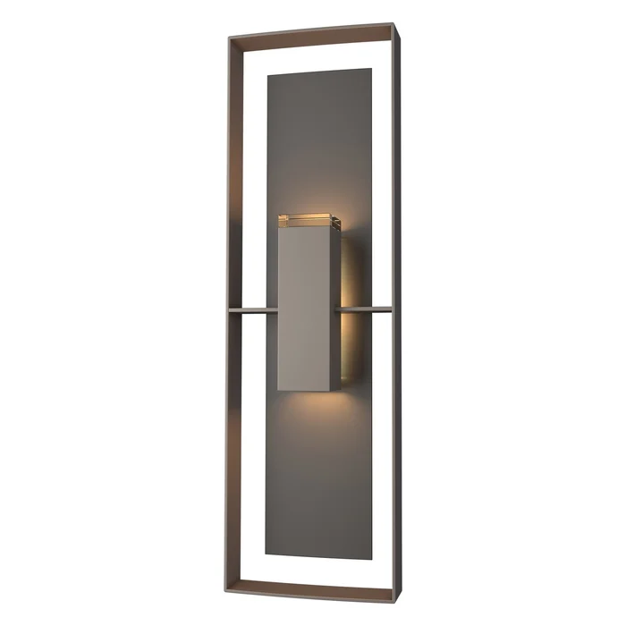 Shadow Box Two Light Outdoor Wall Sconce in Coastal Dark Smoke (39|302607-SKT-77-14-ZM0546)
