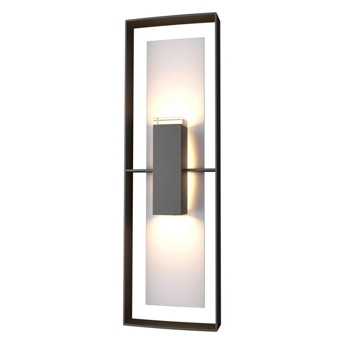 Shadow Box Two Light Outdoor Wall Sconce in Coastal Oil Rubbed Bronze (39|302607-SKT-14-78-ZM0546)