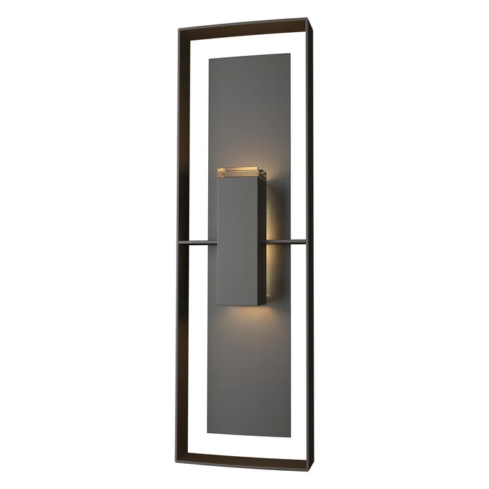 Shadow Box Two Light Outdoor Wall Sconce in Coastal Oil Rubbed Bronze (39|302607-SKT-14-80-ZM0546)