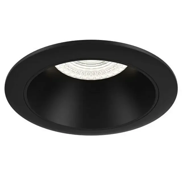 Share Black 15W Round Ceiling Recessed Light